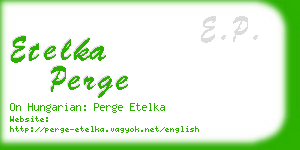 etelka perge business card